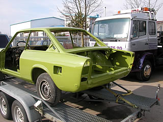 Fiat 124 Coupé Kofferraum